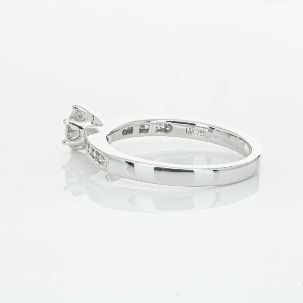 18ct White Gold .50ct Diamond Ring