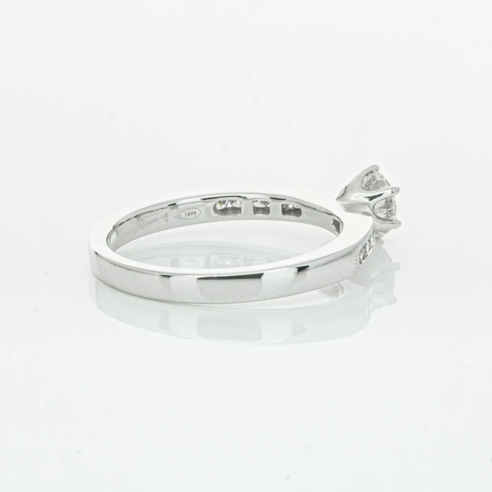 18ct White Gold .50ct Diamond Ring