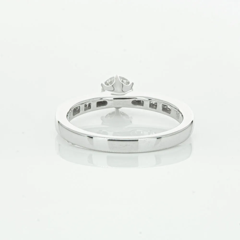 18ct White Gold .50ct Diamond Ring