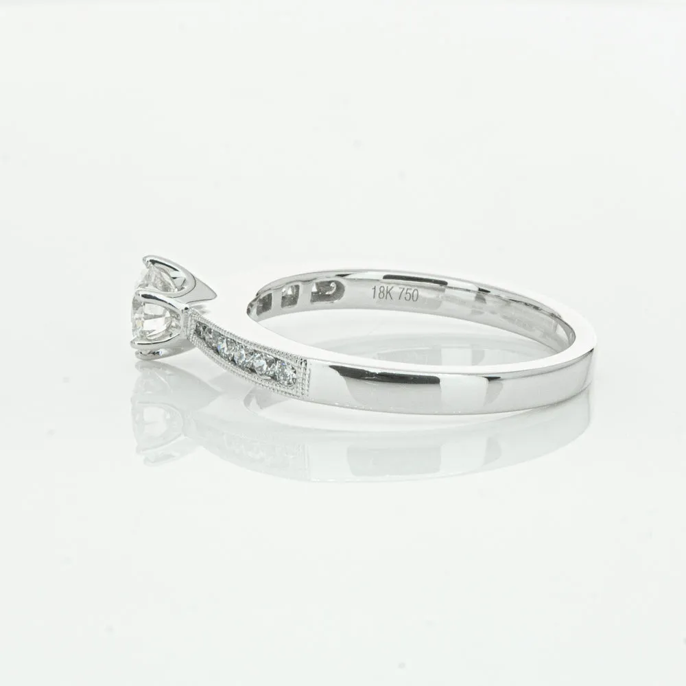 18ct White Gold .50ct Diamond Ring