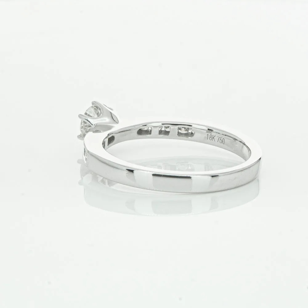 18ct White Gold .50ct Diamond Ring