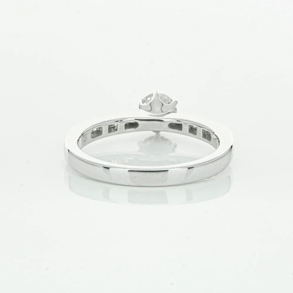 18ct White Gold .50ct Diamond Ring