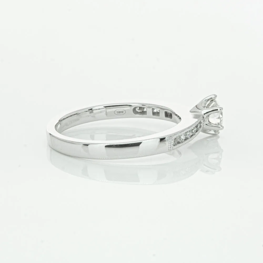 18ct White Gold .50ct Diamond Ring