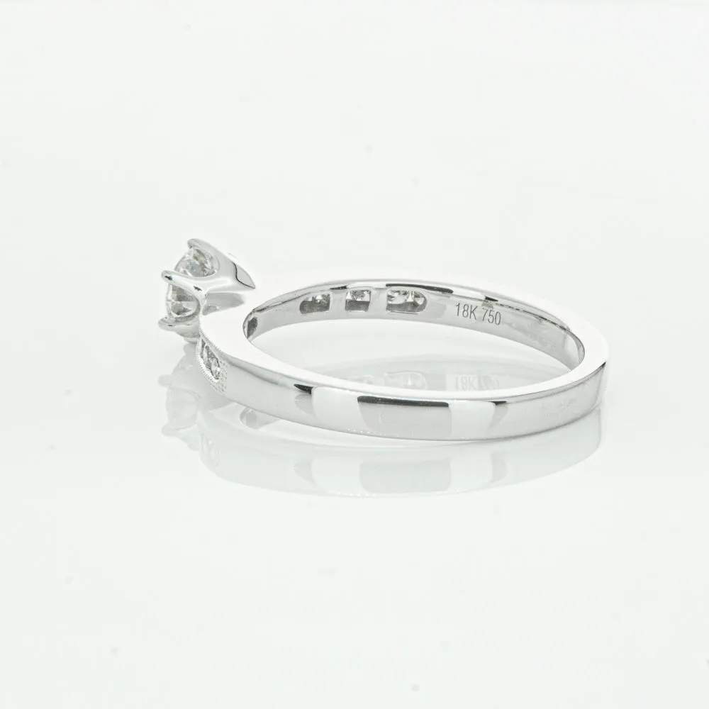 18ct White Gold .50ct Diamond Ring