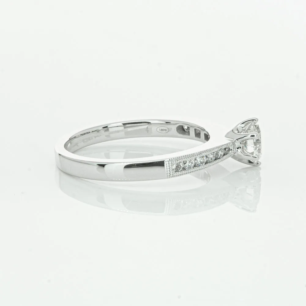 18ct White Gold .50ct Diamond Ring