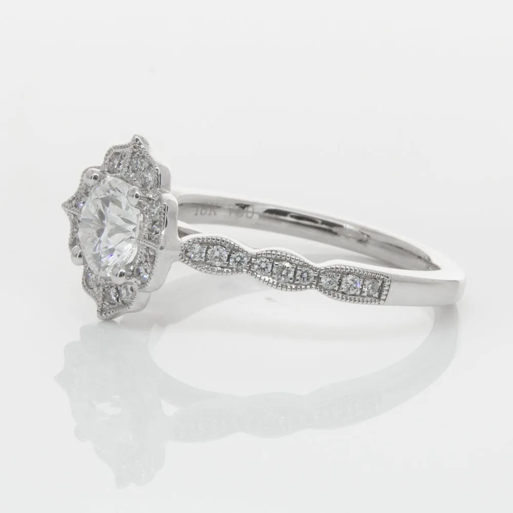 18ct White Gold .71ct Diamond Paramount Ring