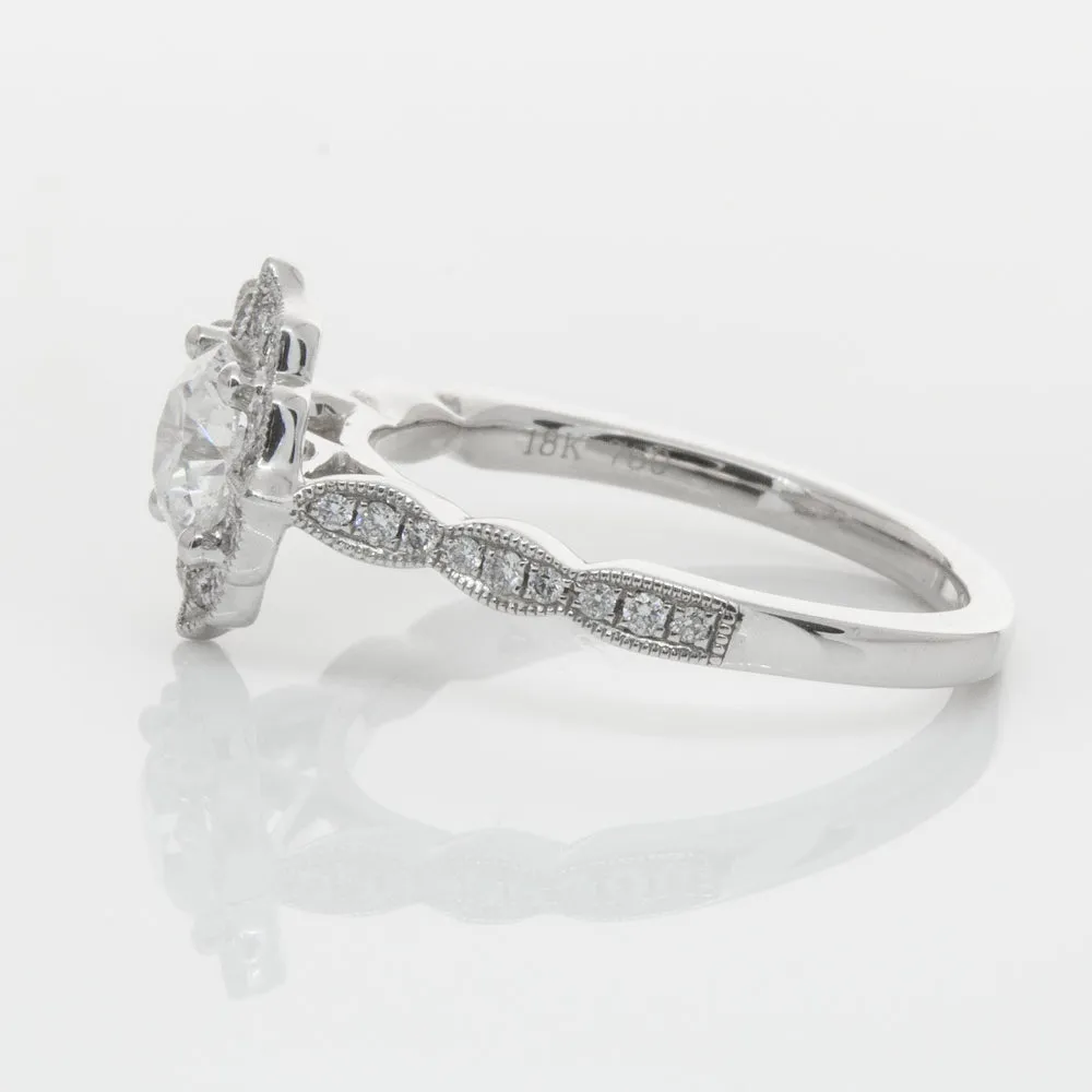 18ct White Gold .71ct Diamond Paramount Ring