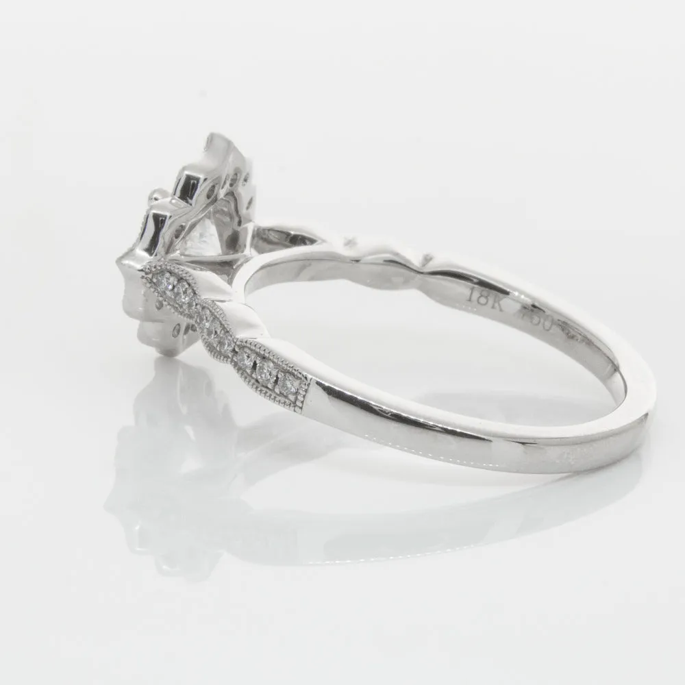 18ct White Gold .71ct Diamond Paramount Ring