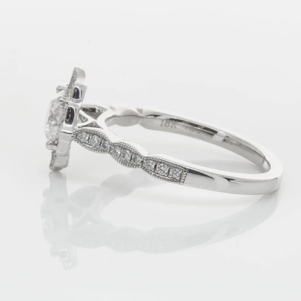 18ct White Gold .71ct Diamond Paramount Ring