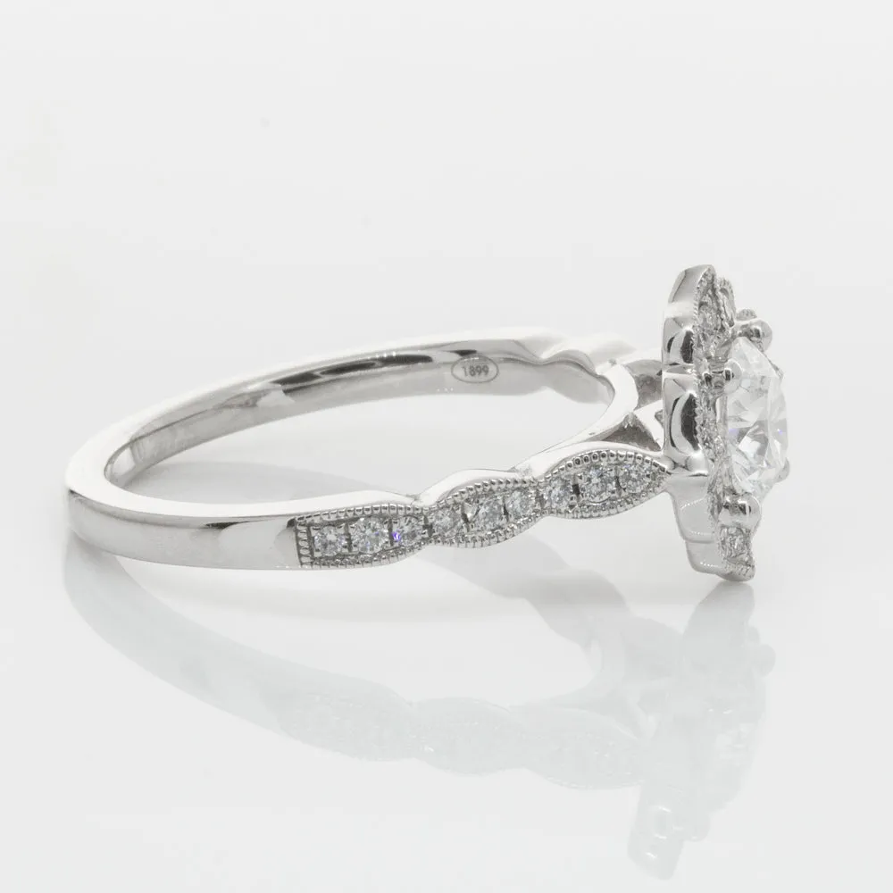 18ct White Gold .71ct Diamond Paramount Ring