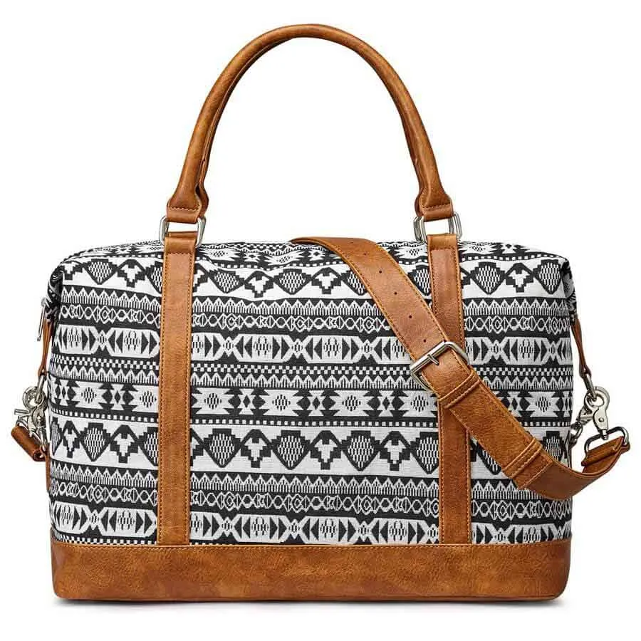 24L Canvas Weekender Duffel Bag