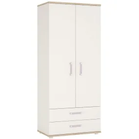 4Kids Wardrobe with Lilac Handles