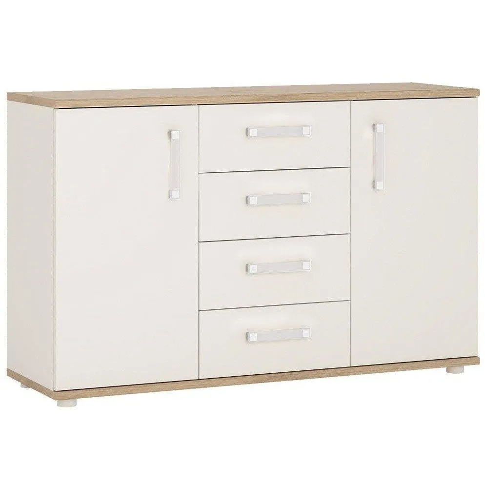 4Kids White & Oak Sideboard With Drawers