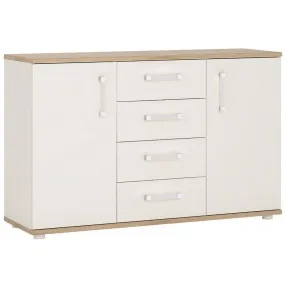 4Kids White & Oak Sideboard With Drawers