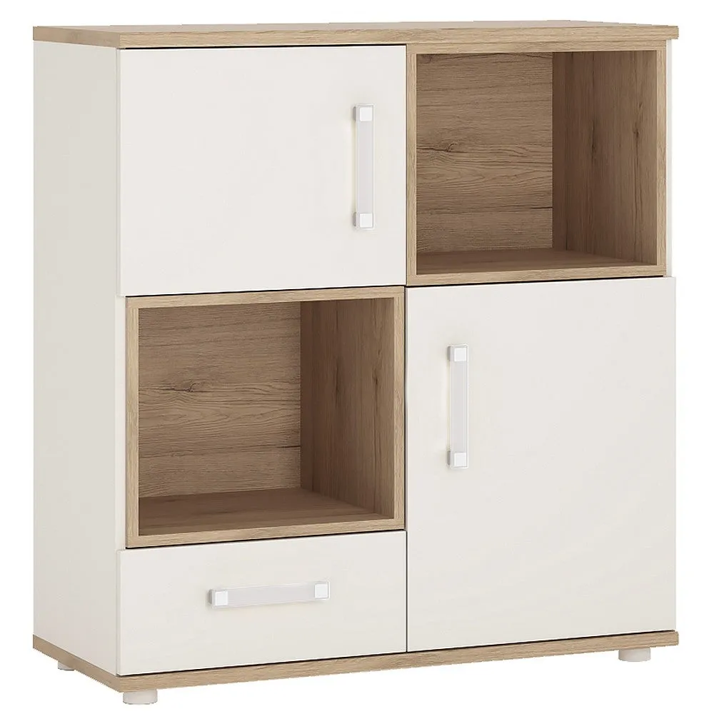 4Kids Wide Cupboard with Opalino Handles