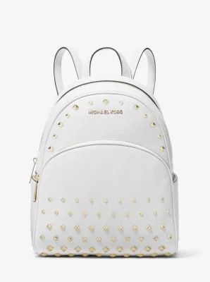 Abbey Medium Studded Pebbled Leather Backpack