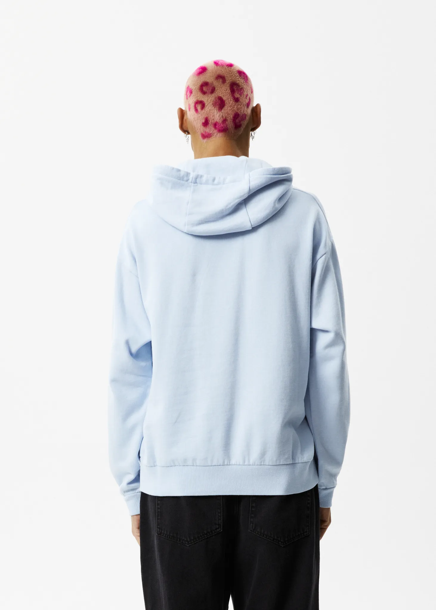 AFENDS Mens World Problems - Hoodie - Powder Blue