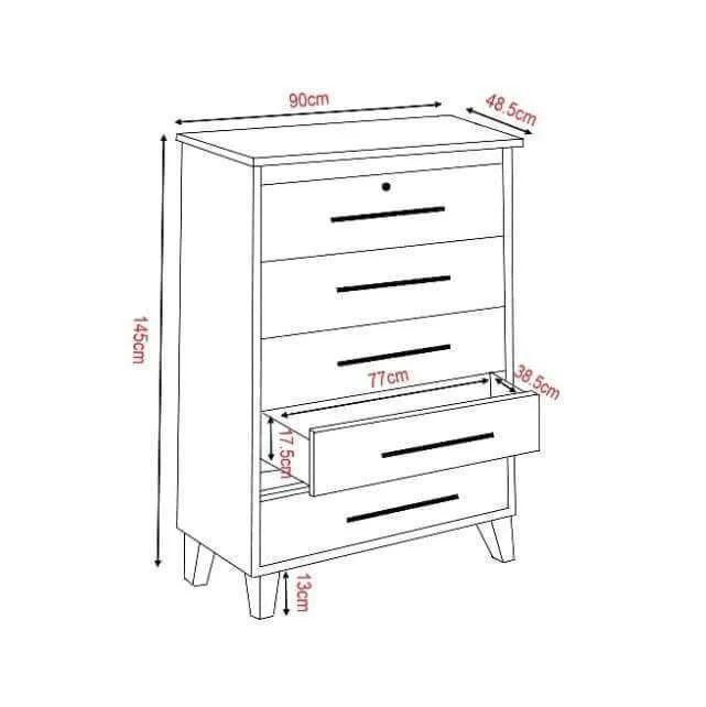 Aleta Senior Chest of Drawer