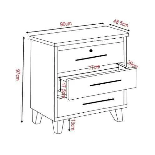 Alice Senior Chest of Drawer