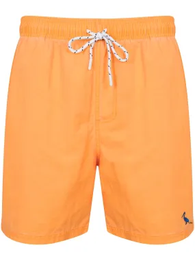 Ansdell Pigment Wash Swim Shorts in Yellow - South Shore