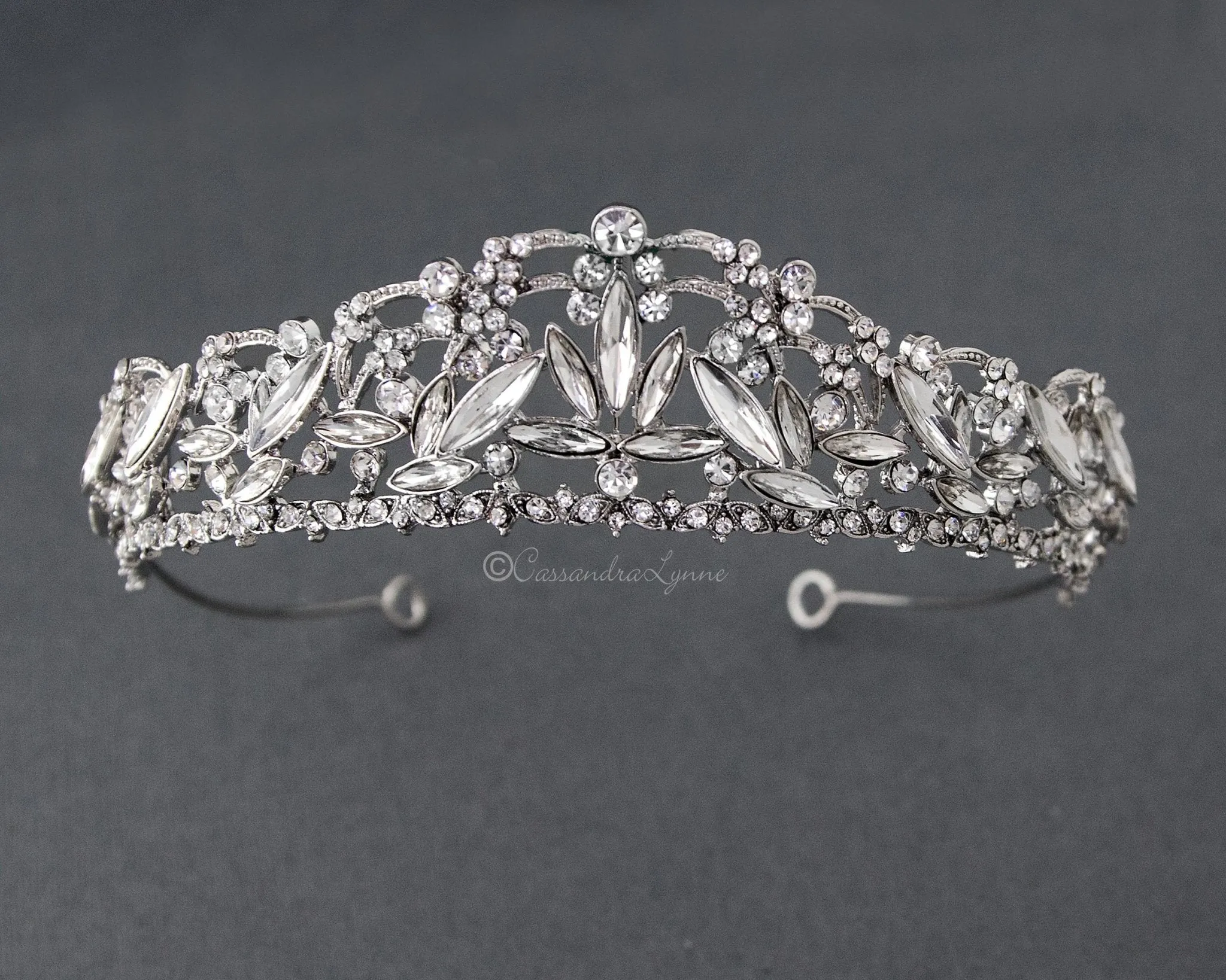 Antique Silver Wedding Tiara