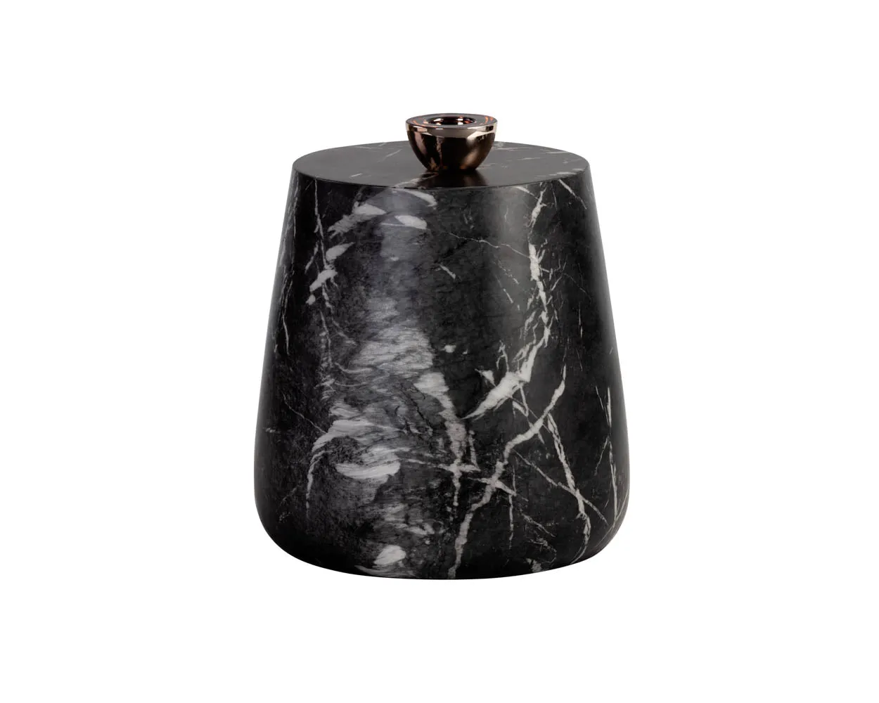 Aries End Table - Marble Look