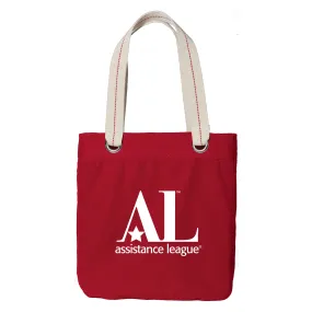 Assistance League Logo Allie Tote - Sangria