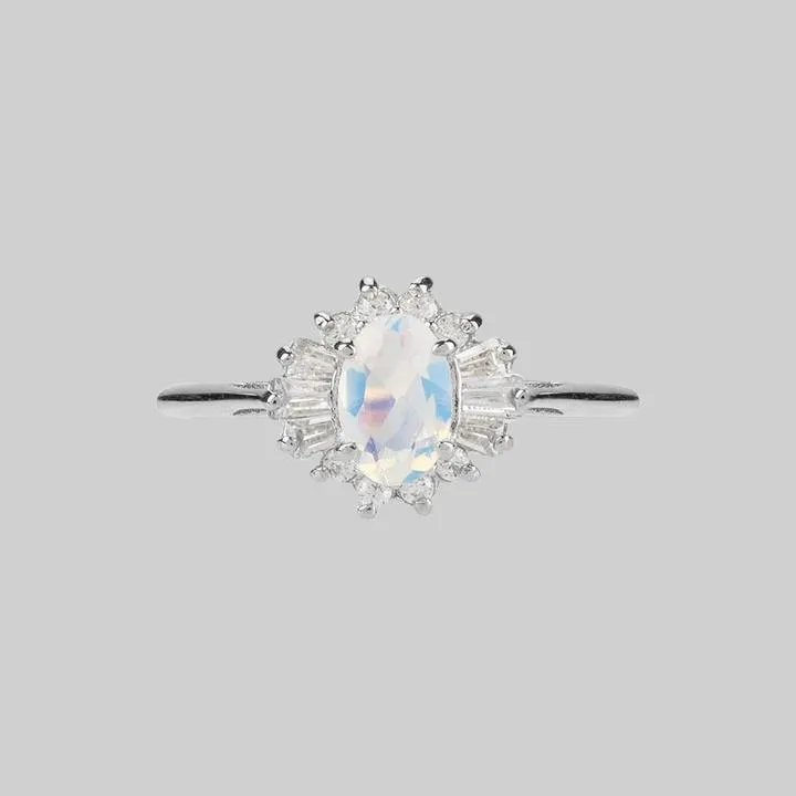 AURELIA. Opal Cluster Silver Ring