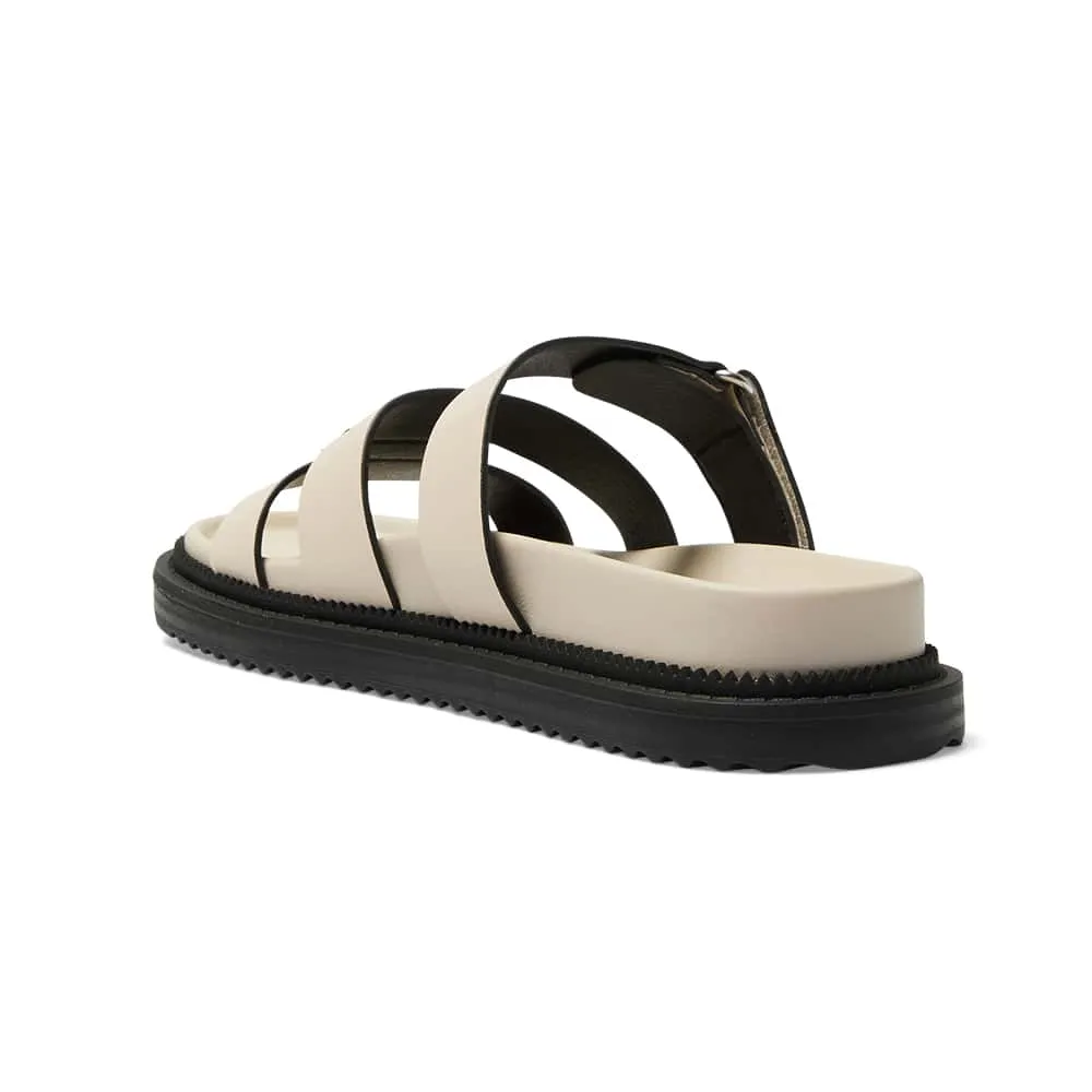 Balmoral Sandal in Bone Smooth