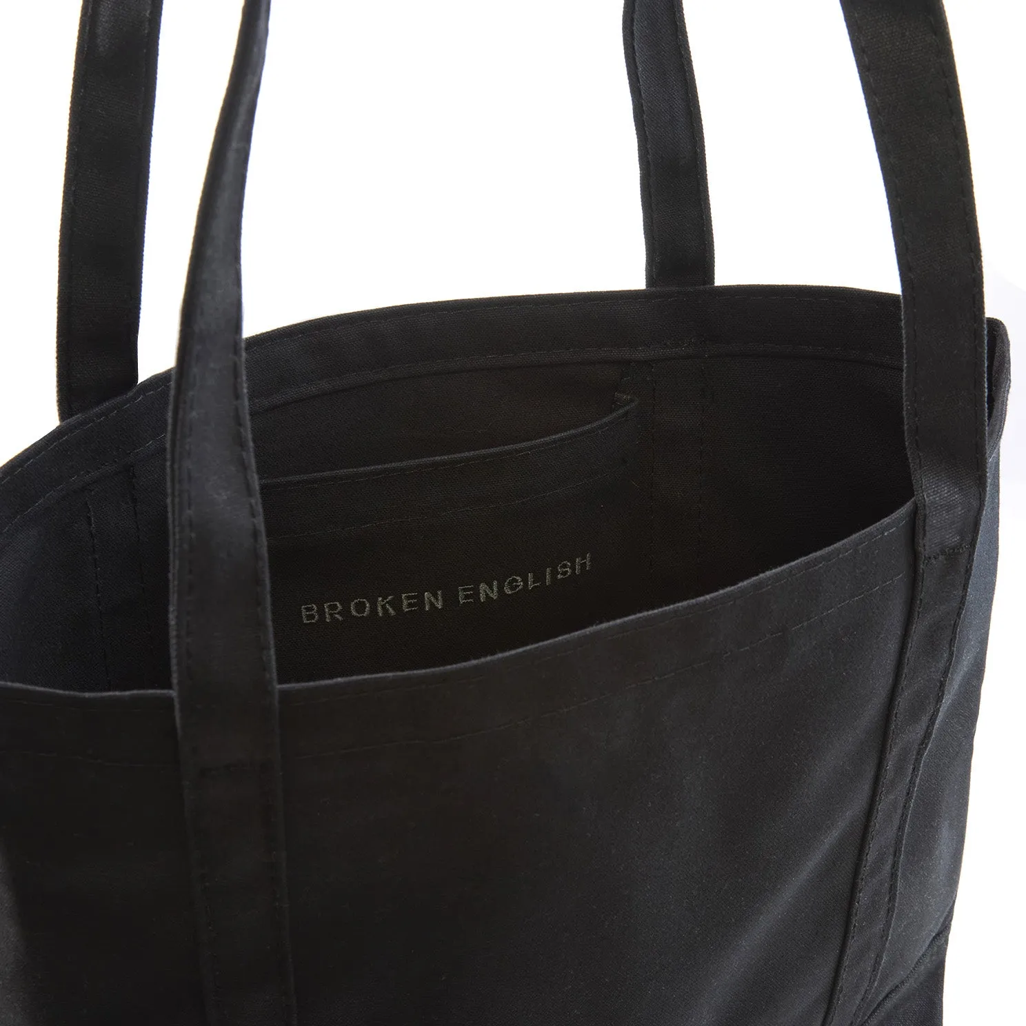 Black Cotton Tote Bag