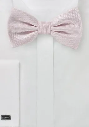 Blush MicroTexture Bowtie