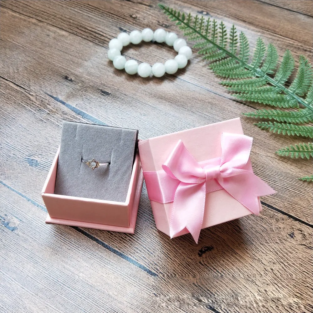 Bow Necklace Earrings Jewelry Box