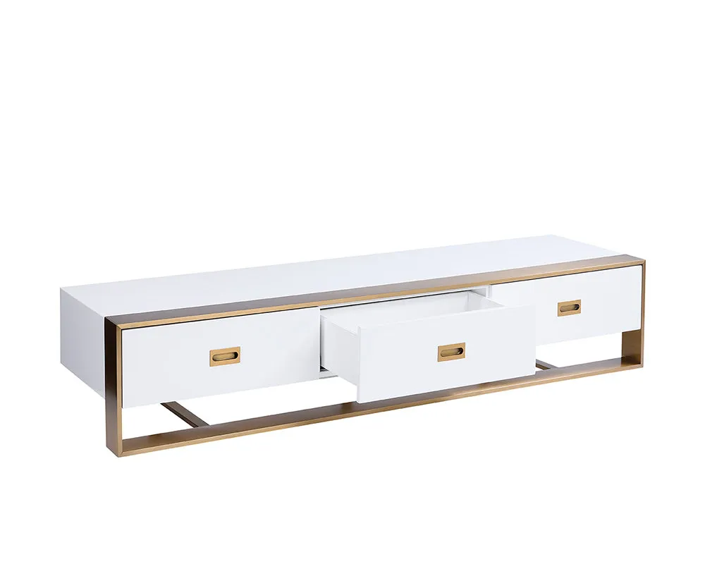 Brielle Media Console And Cabinet