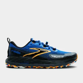 Brooks Mens Cascadia 18 Performance Running Blue/black _ 182137 _ Blue