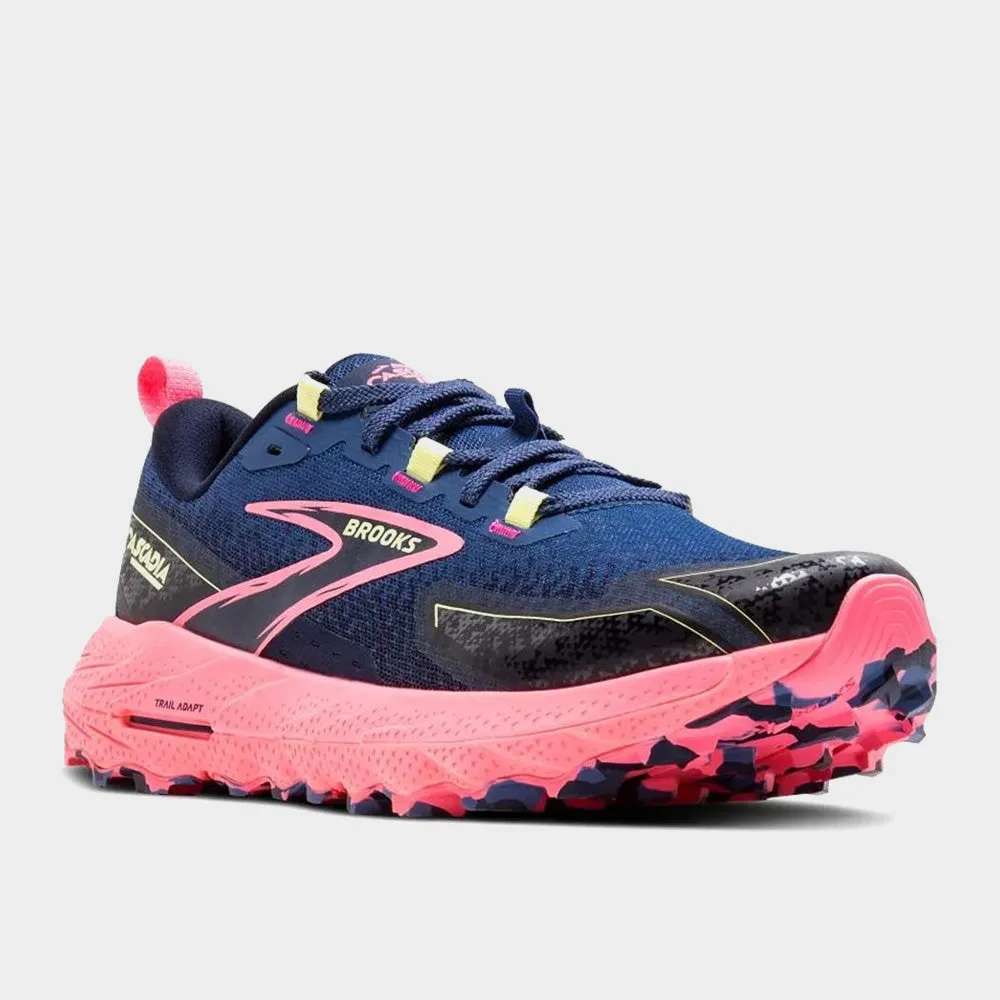 Brooks Women's Cascadia 18 Performance Running Blue/pink _ 182143 _ Blue