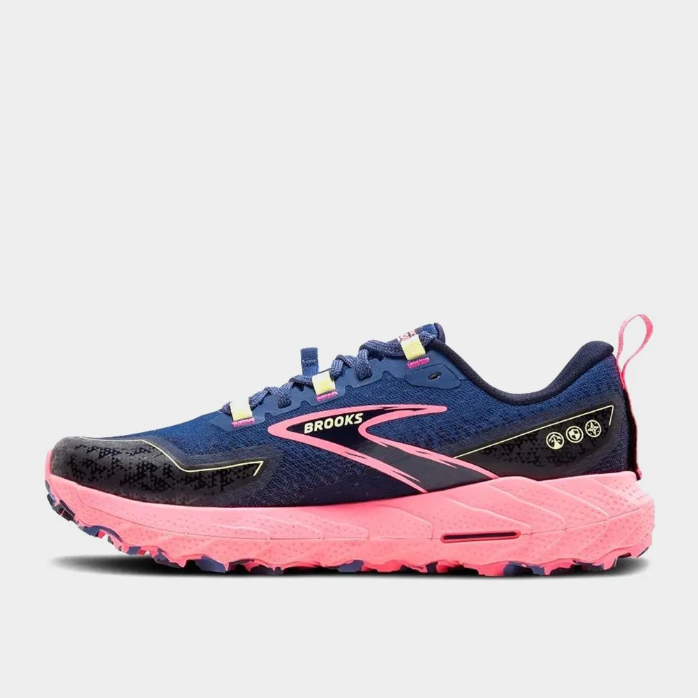 Brooks Women's Cascadia 18 Performance Running Blue/pink _ 182143 _ Blue