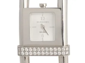 Burberry Stainless Steel Diamond Padlock Watch