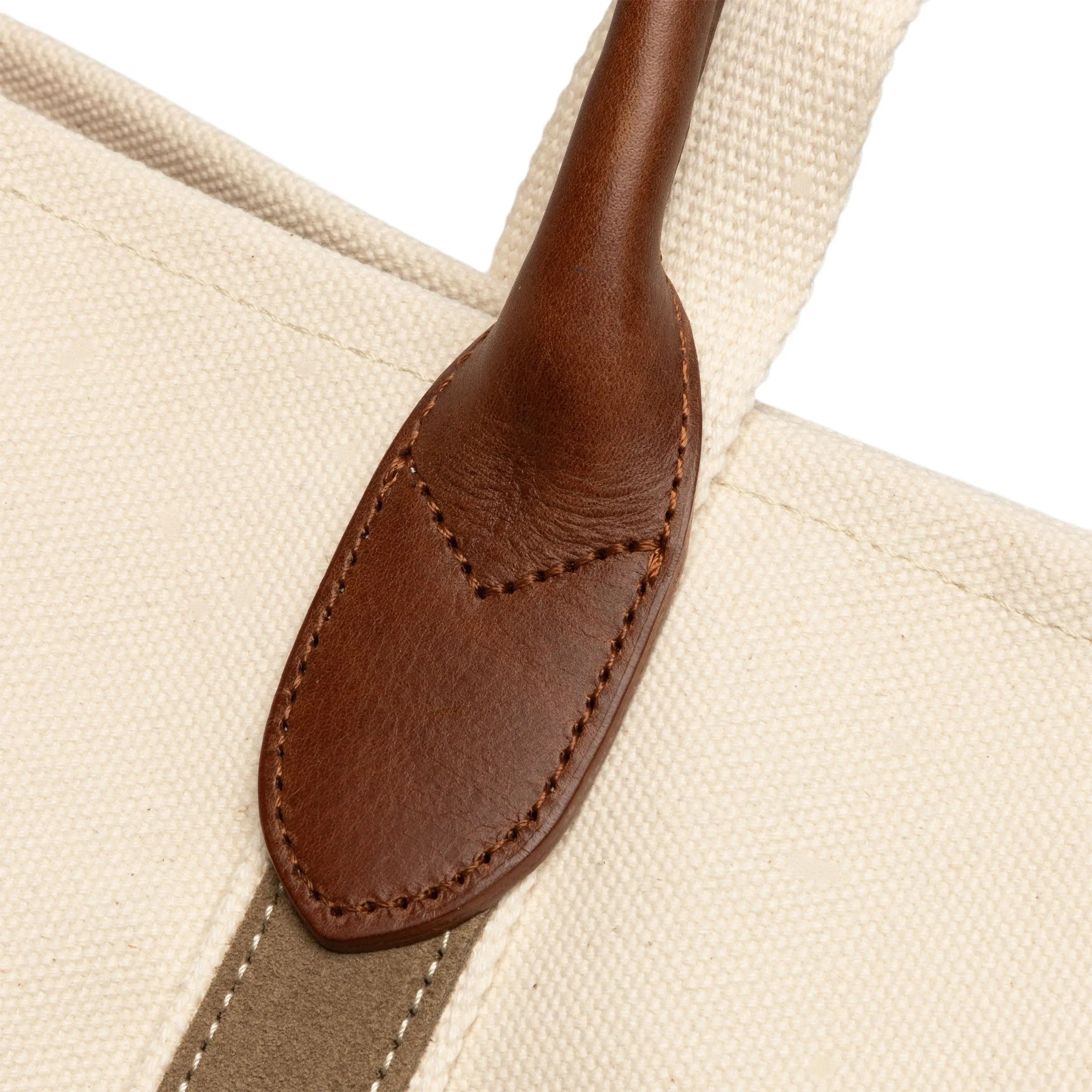 CAMPUS SUEDE HANDLE TOTE BAG