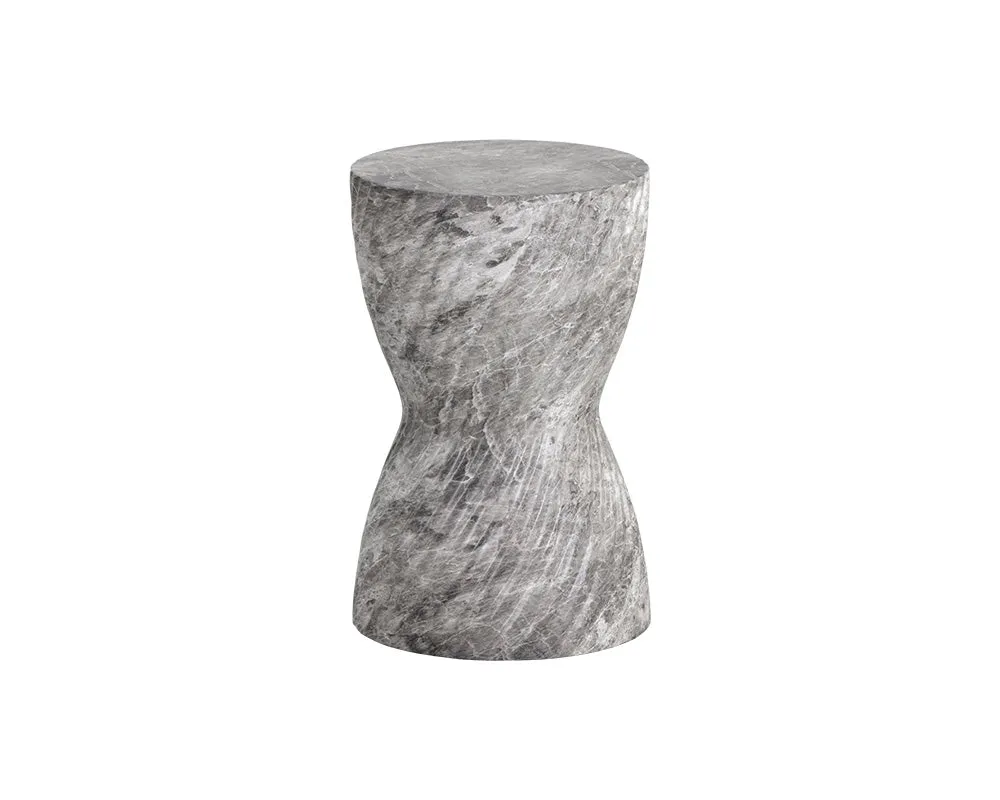 Cara End Table - Marble Look