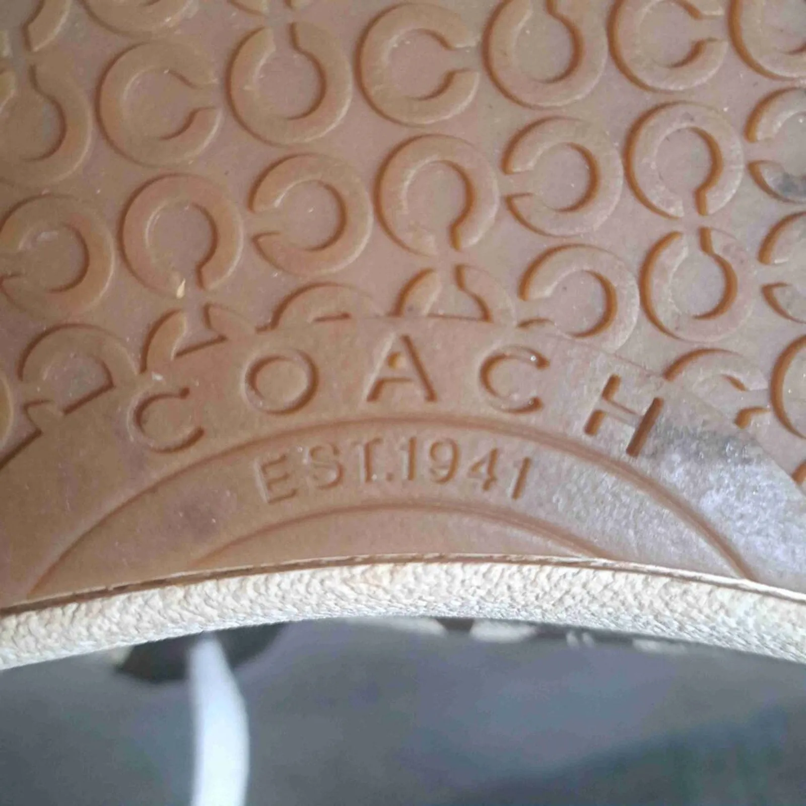 Coach Brown Ellis High-Top Lace-Up Signature Canvas Sneakers