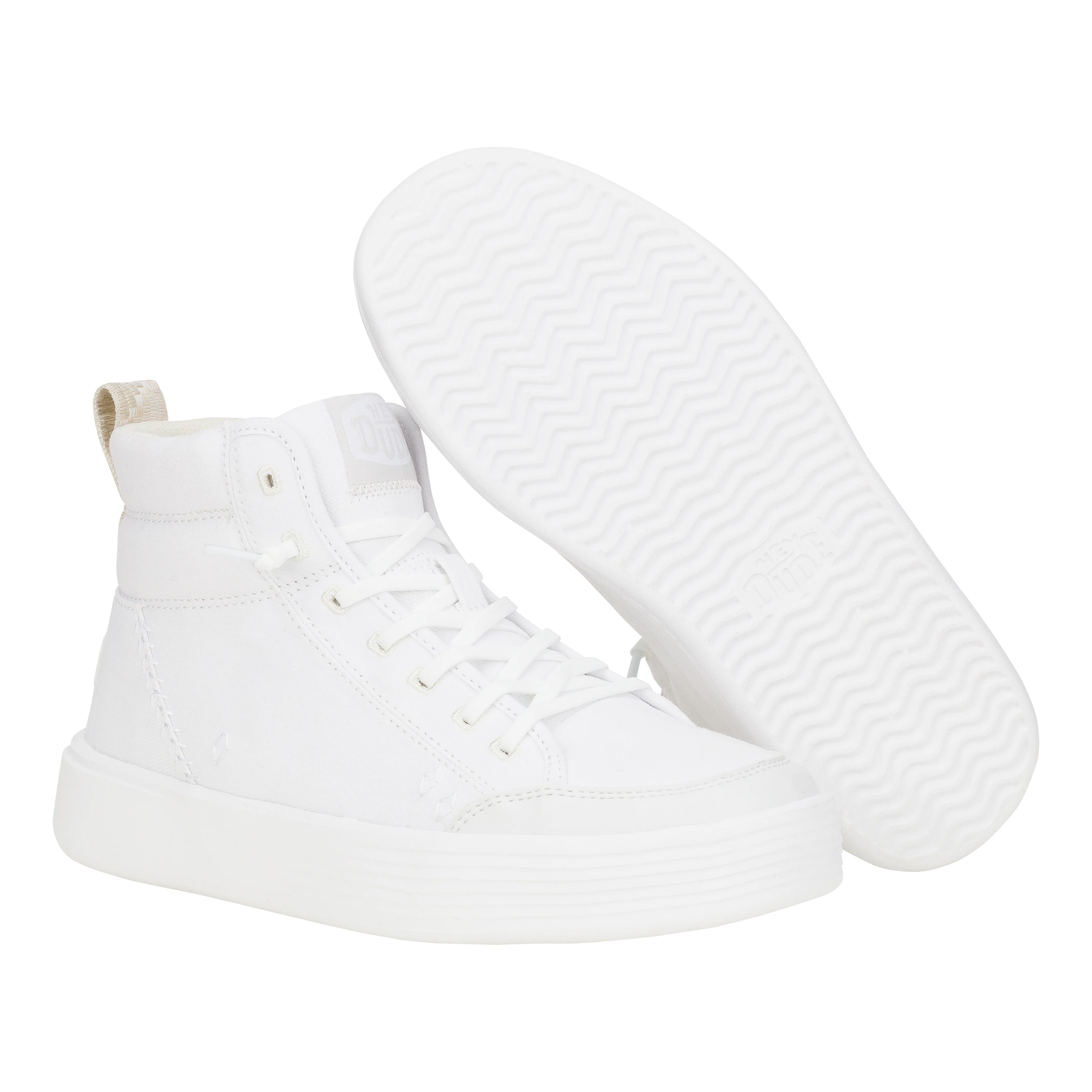 Cody Hi Womens Canvas - White