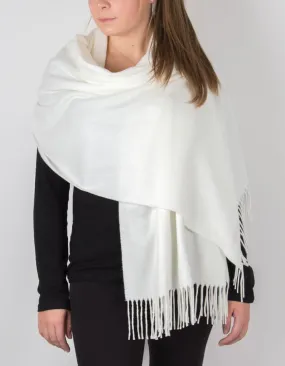 Cream Winter Pashmina