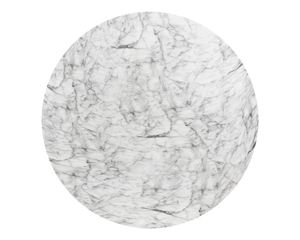 Cypher Dining Table Top - Marble Look - 55"