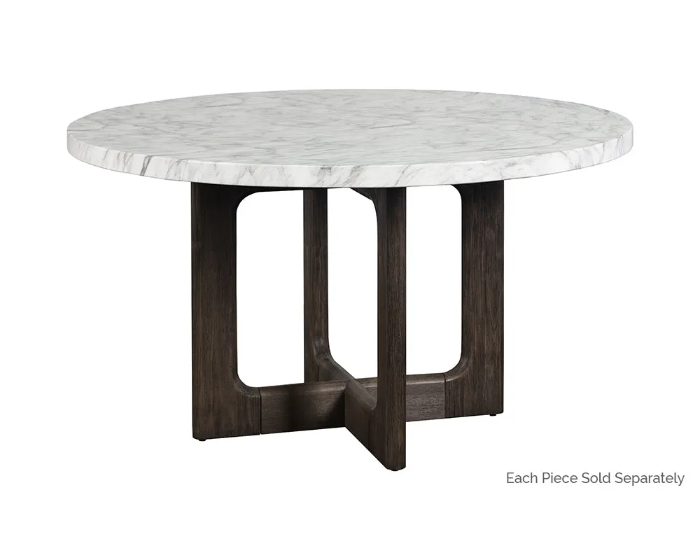 Cypher Dining Table Top - Marble Look - 55"