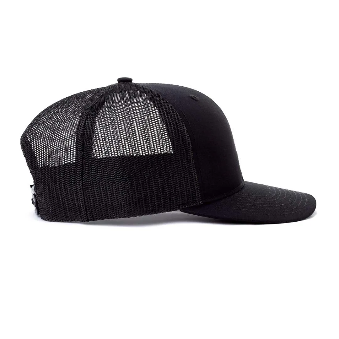 Embroidered Surfing Boar Black Snapback