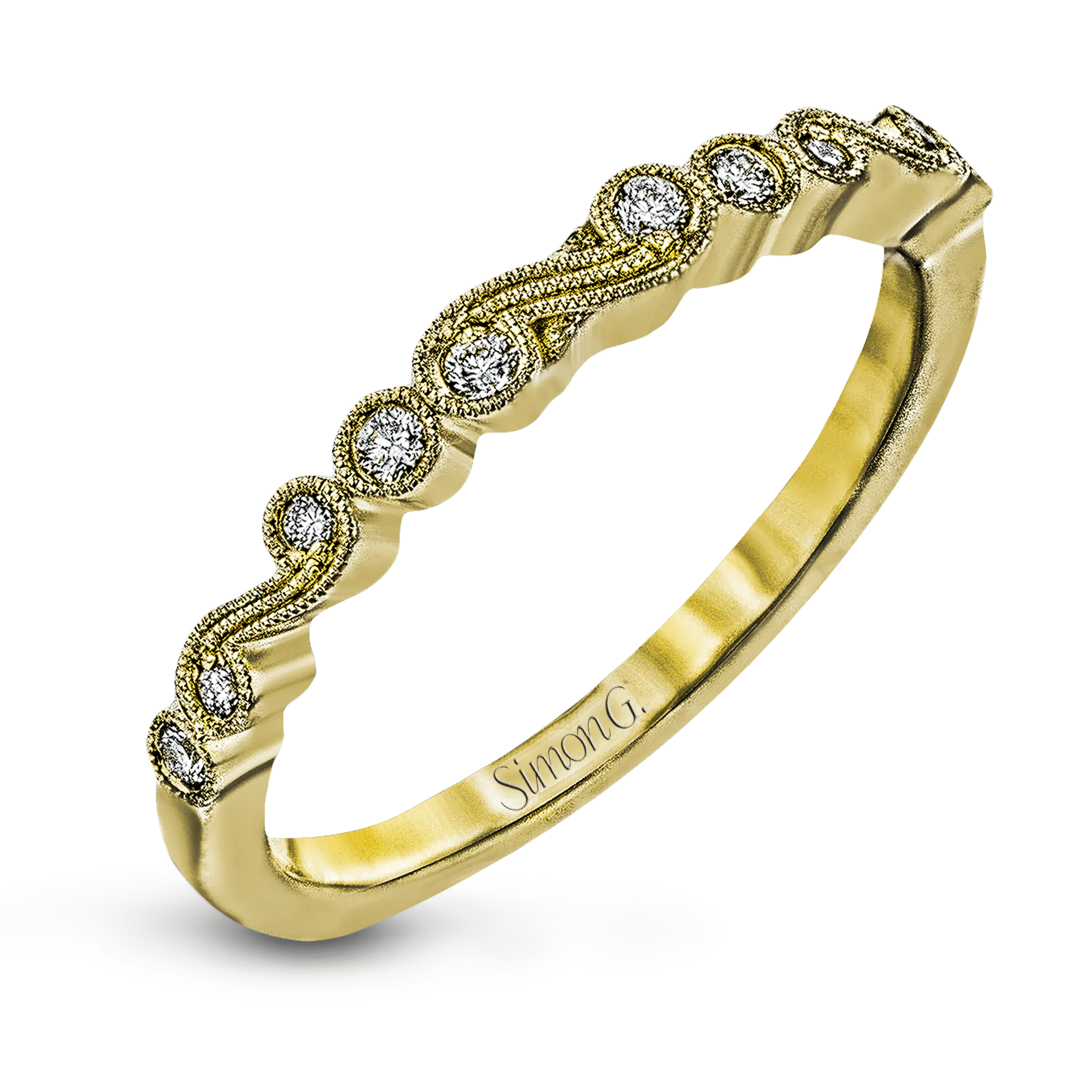 Fashion Ring In 18k Gold With Diamonds