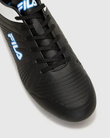 FILA MEN'S ERBA BLACK/BLUE FOOTBALL BOOTS