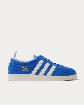 Gazelle Vintage Leather-Trimmed Brushed-Suede  Blue low top sneakers