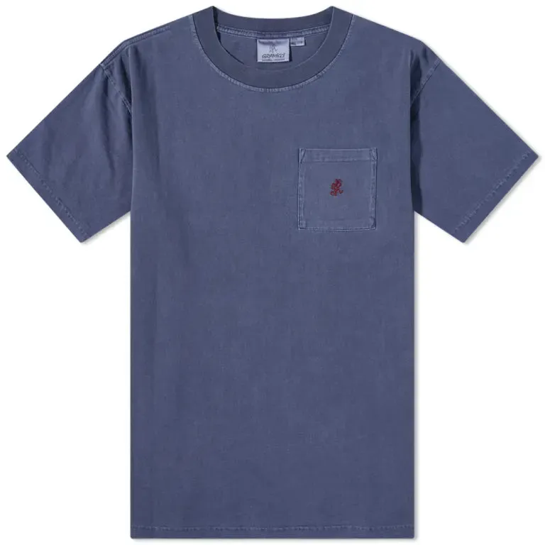 Gramicci One Point Tee Navy Pigment