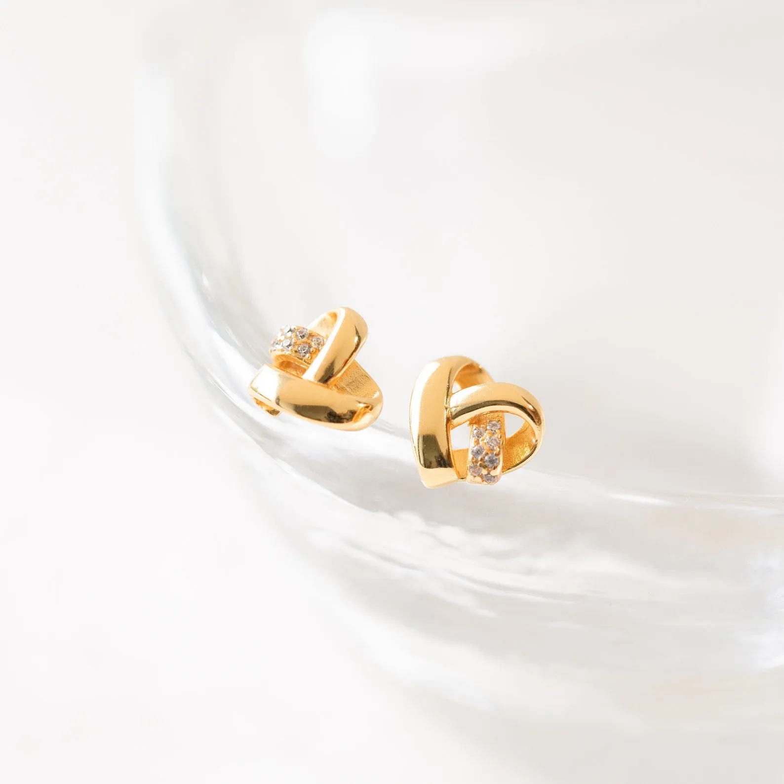 Heart Knot Studs